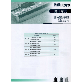 第十單元-測定基準器(卡尺校正器/階規/標準尺)
